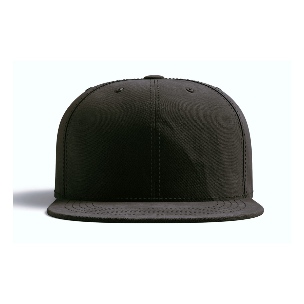 Classic Snapback Cap Schwarz mit Stickerei