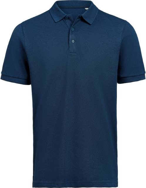 Poloshirt bedrucken: Unisex-Modell in Navy
